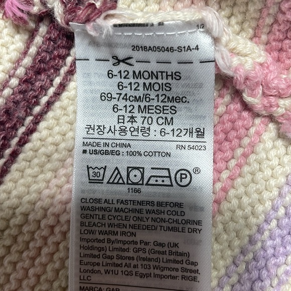 Baby gap hooded knit sweater - Picture 6 of 7
